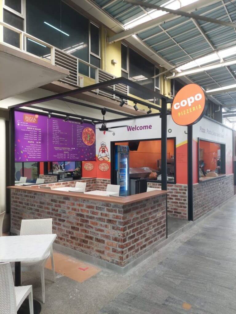 Copo Pizzeria Rivercity Jalan Ipoh