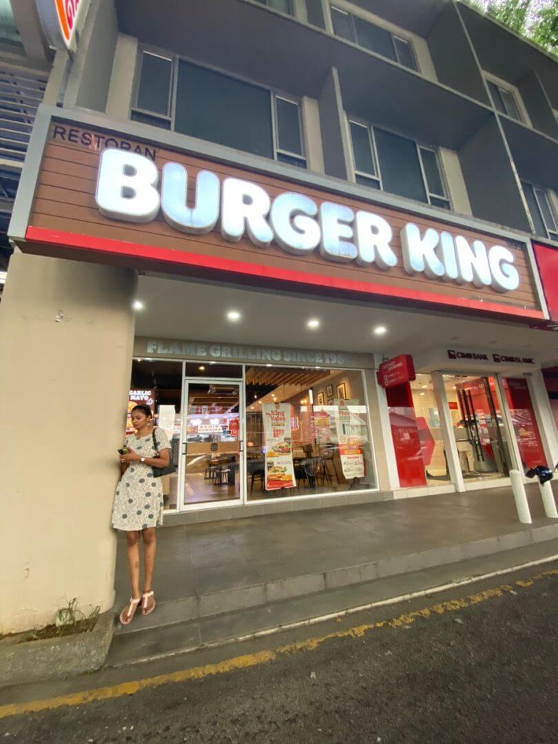 Burger King rivercity Jalan ipoh kl